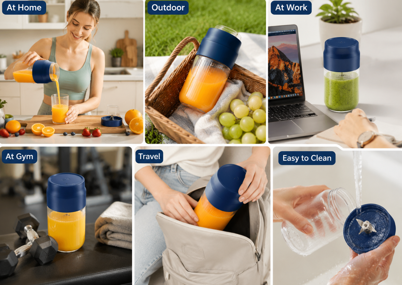 Portable Household Appliances Juicer | Healthy Drinks Made Easy Anywhere 🥤