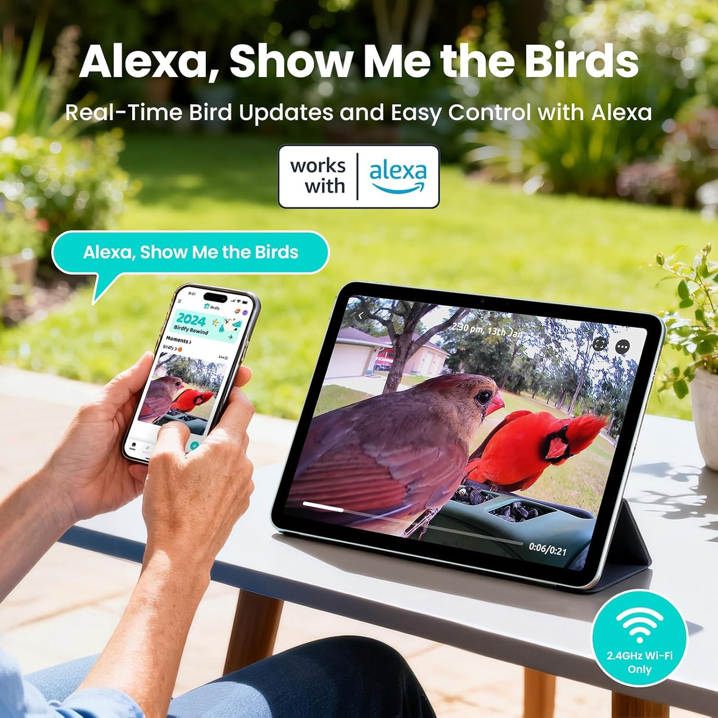 Birdfy 2 Smart Bird Feeder with Camera