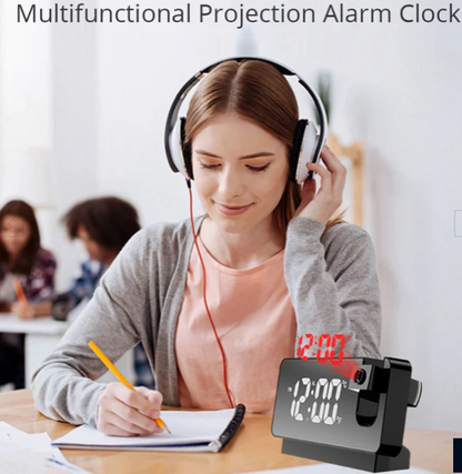 LED Digital Projection Alarm Clock Electronic Alarm Clock ⏰