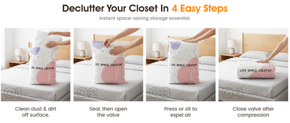 💨No-Pump 3D Vacuum Storage Bags