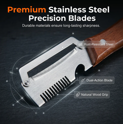 🎁3-in-1 Scallion Shredder & Peeler Kitchen Tool