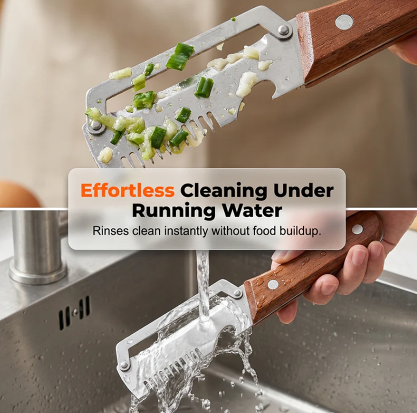 🎁3-in-1 Scallion Shredder & Peeler Kitchen Tool
