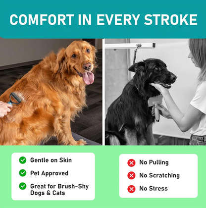 🐶Dual-Sided Pet Grooming Comb for Dogs & Cats