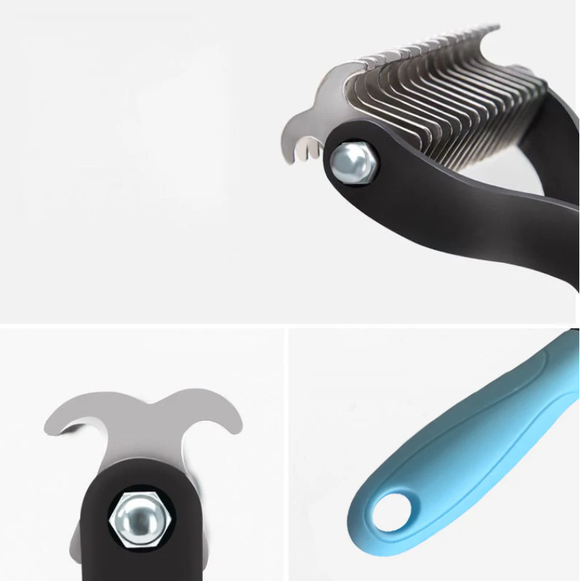 🐶Dual-Sided Pet Grooming Comb for Dogs & Cats