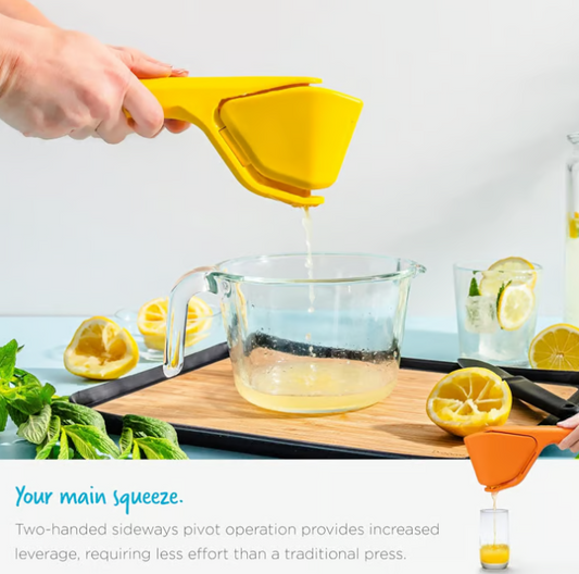 🍋 Squeeze Freshness Instantly ✨ Ultimate Lemon Squeezer – For Effortless, Mess-Free Juicing All Day! 🍊