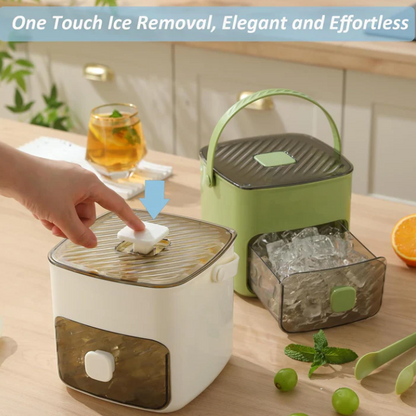 🔥Summer Special Offer 50% Discount🧊Portable ice maker with lid and storage box (48 ice cubes)
