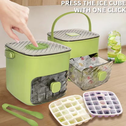 🔥Summer Special Offer 50% Discount🧊Portable ice maker with lid and storage box (48 ice cubes)