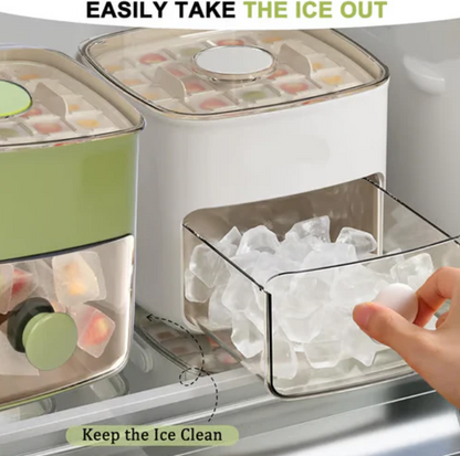 🔥Summer Special Offer 50% Discount🧊Portable ice maker with lid and storage box (48 ice cubes)