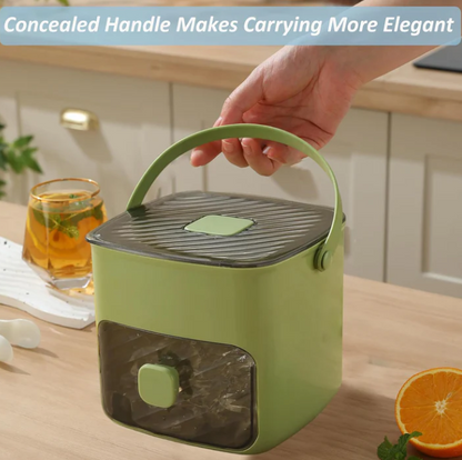 🔥Summer Special Offer 50% Discount🧊Portable ice maker with lid and storage box (48 ice cubes)
