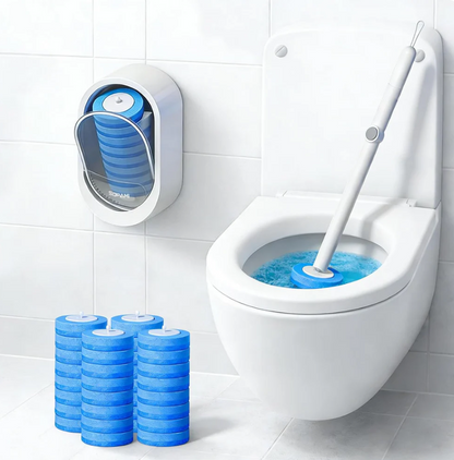 Freshness in One Click: Disposable Toilet Scrubber Kit