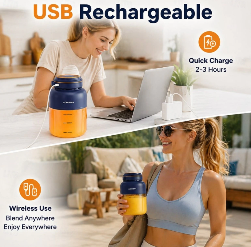 Portable Household Appliances Juicer | Healthy Drinks Made Easy Anywhere 🥤