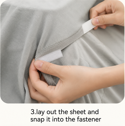 🏠Bedsheet Holder with Strip - Pack of 4 Holders