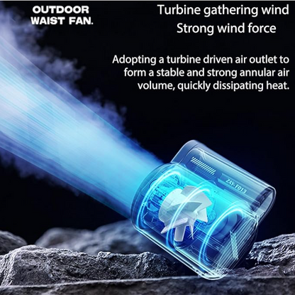 Mini Waist Fan,Portable Fan,3 Speeds Strong Airflow Wearable Personal Clip Fans | Stay Cool Anywhere ❄️