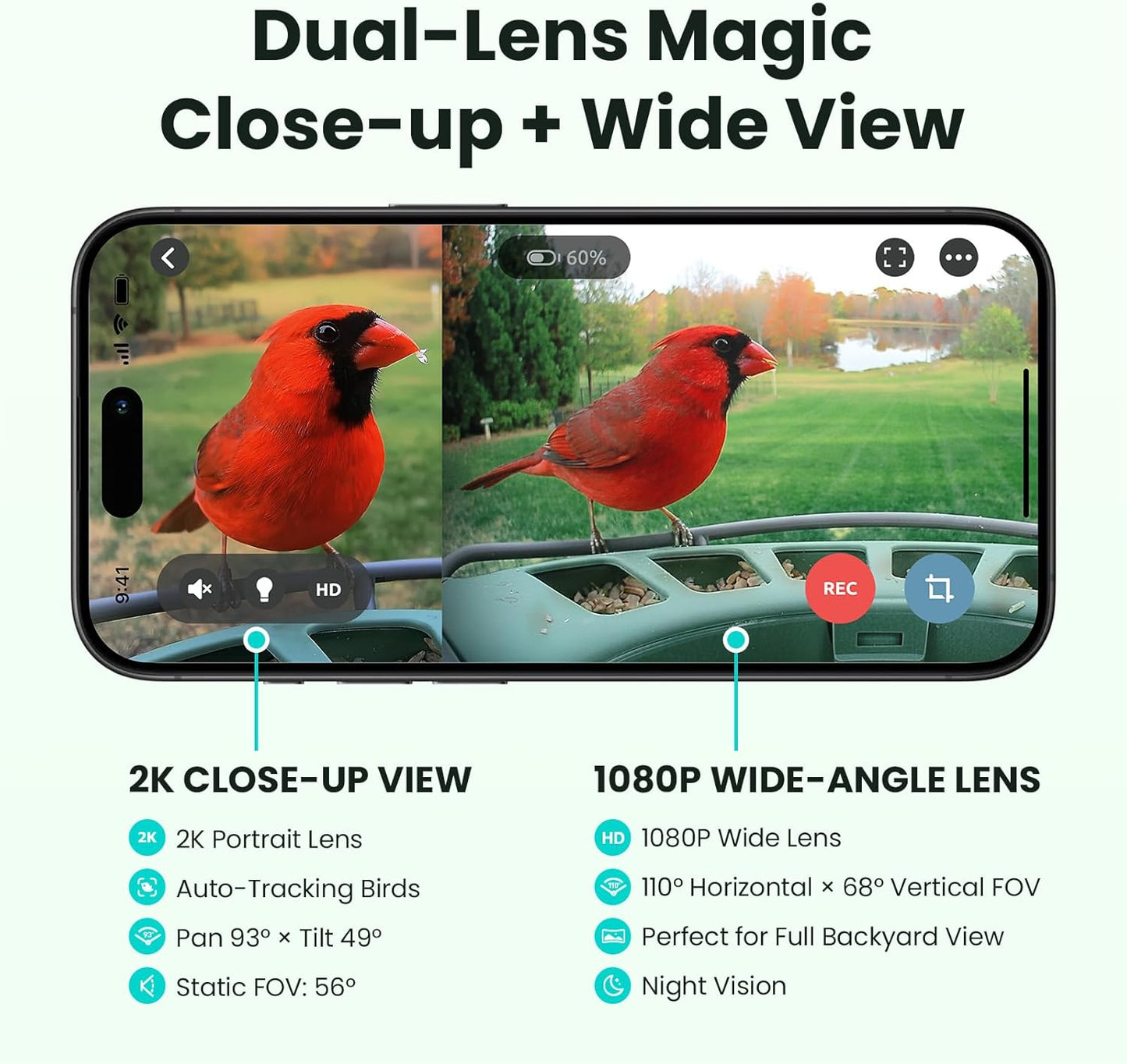 Birdfy 2 Smart Bird Feeder with Camera