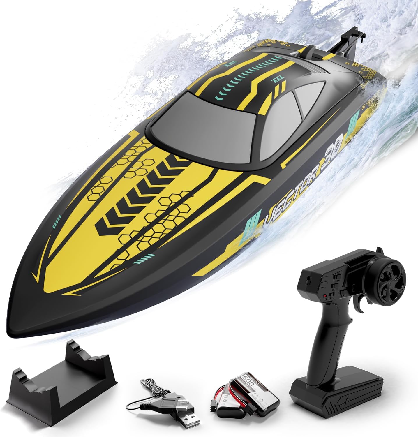 2026 Best High Speed Waterproof RC Racing Boat