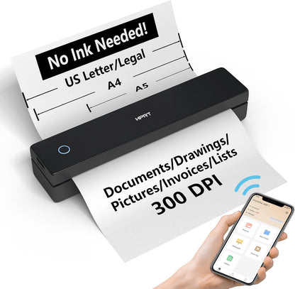 Portable Thermal Printer-Inkless Printer