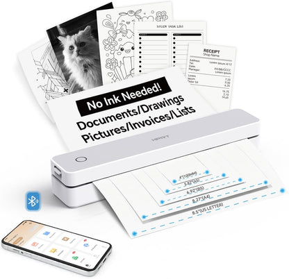 Portable Thermal Printer-Inkless Printer