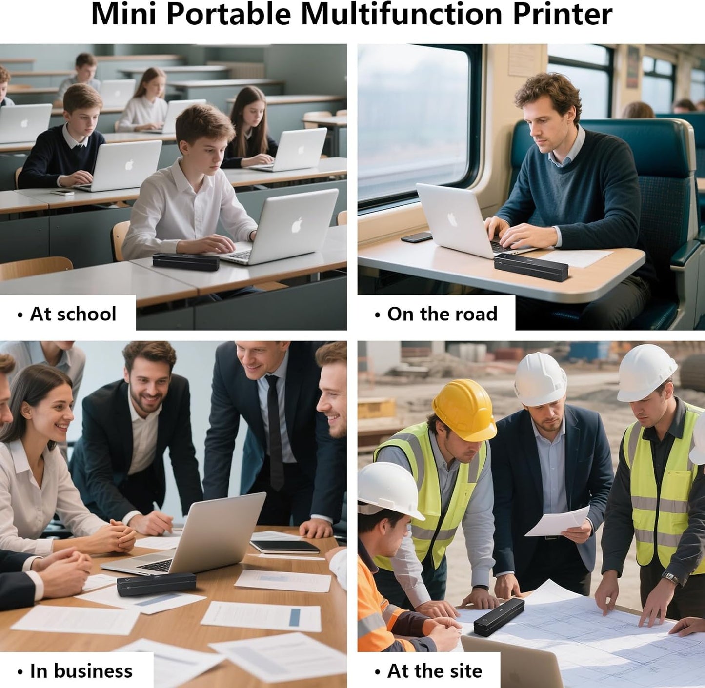 Portable Thermal Printer-Inkless Printer