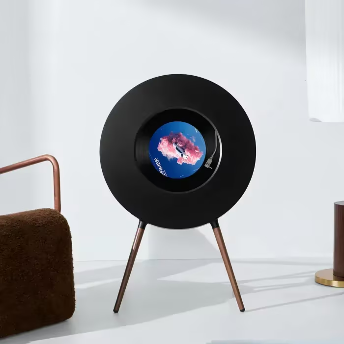 🔥Low Stock. While Supplies Last - Lumen R1 Retro Vinyl Bluetooth Speaker