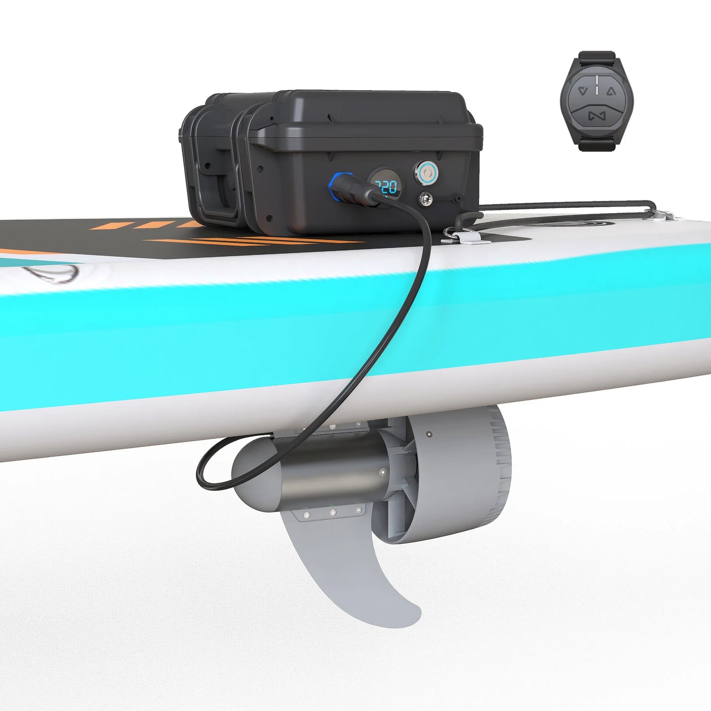 Y01 10km/h 22V 600W Electric Fin Kit Underwater Thruster with Battery for SUP Paddle Board