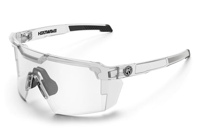 Future Tech Sunglasses: VAPOR CLEAR Frame Photochromic Lens Z87+