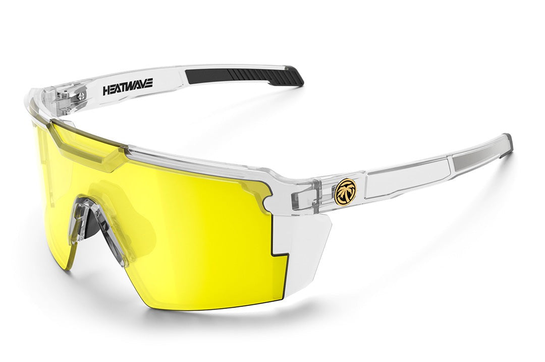 Future Tech Sunglasses: VAPOR CLEAR Frame Photochromic Lens Z87+