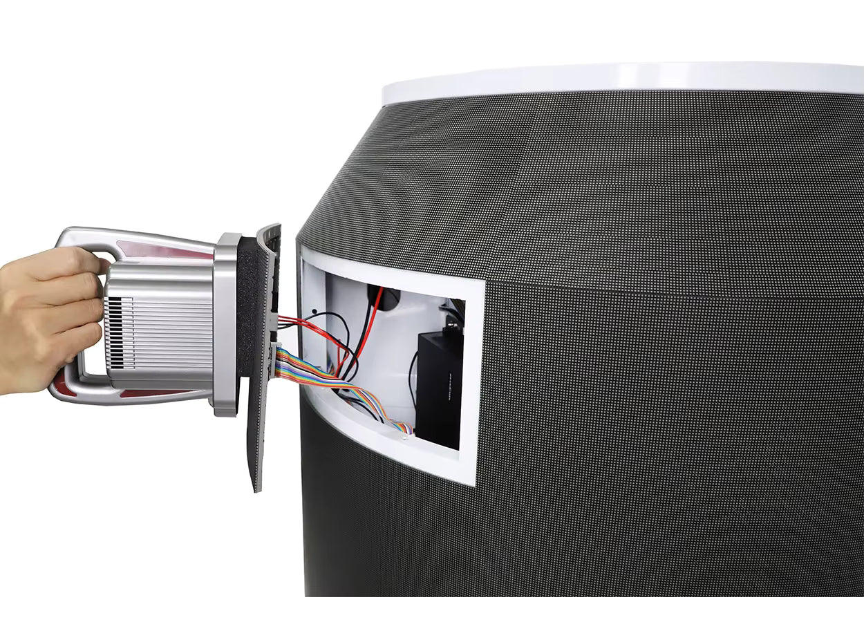 Creative Can Shaped Refrigerator Beverage Cooler with WiFi APP Control P1.86 P2 P2.5 Advertising Promotion LED Display Screen