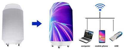Creative Can Shaped Refrigerator Beverage Cooler with WiFi APP Control P1.86 P2 P2.5 Advertising Promotion LED Display Screen