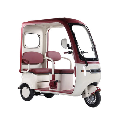 Megawheels Electric Scooter Tricycle 60 V Urban Roof Back Enclosed for 3 Passengers