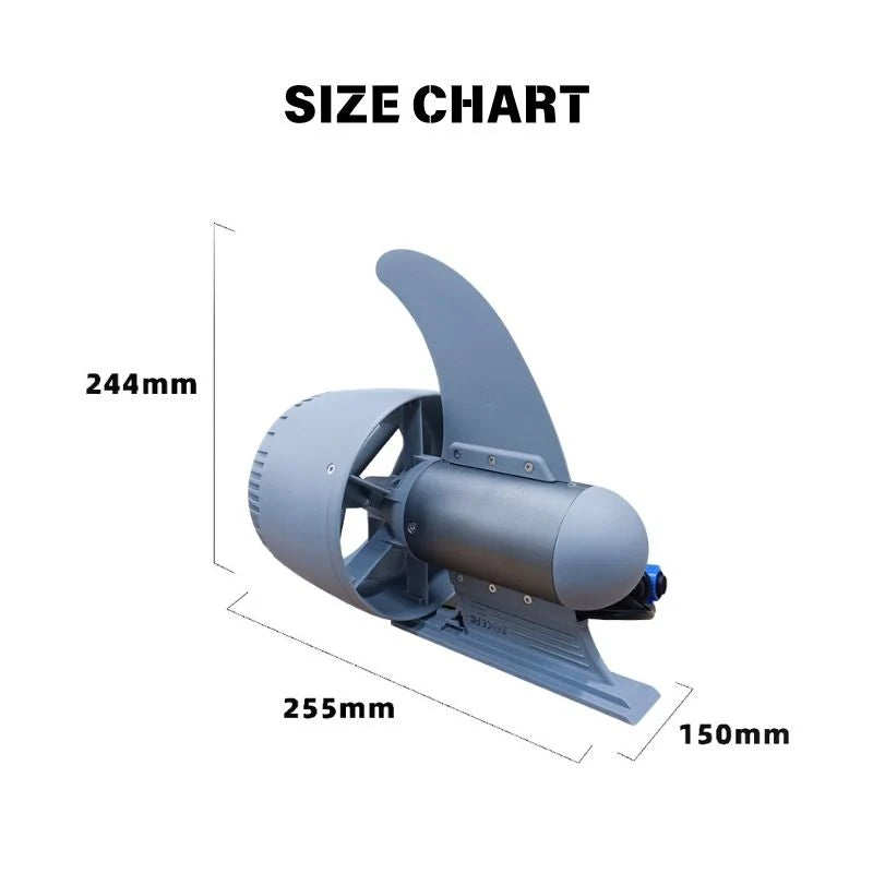 Y01 10km/h 22V 600W Electric Fin Kit Underwater Thruster with Battery for SUP Paddle Board