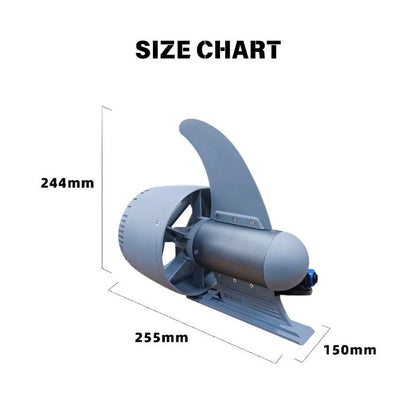 Y01 10km/h 22V 600W Electric Fin Kit Underwater Thruster with Battery for SUP Paddle Board