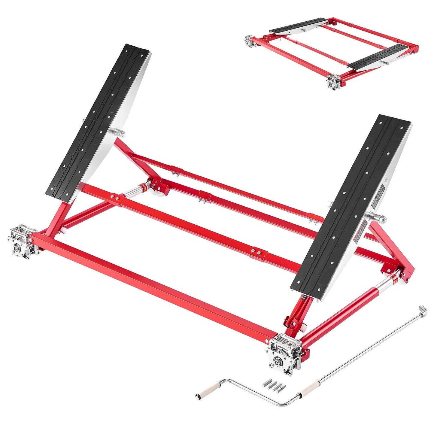 VEVOR Portable Car Lift 4400 lbs Manual Car Lift System Jack 23" Home Garage